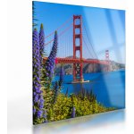 Skleněný obraz - Golden Gate Bridge, San Francisco, jednodílný 40x40 cm na skle – Hledejceny.cz