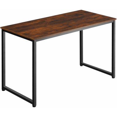 tectake 404465 pracovní stůl flint - industriální dřevo tmavé, rustikální,120 cm – Zboží Mobilmania