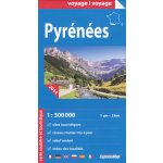 mapa Pyrénées Pyreneje 1:300 t. – Hledejceny.cz