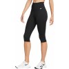 Dámské legíny Nike One High-Waisted Capri Leggings Bílý Černý