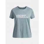 Under Armour Dívčí tričko UA TECH TWIST WDMK LOGO SS Modrá – Sleviste.cz