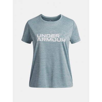 Under Armour Dívčí tričko UA TECH TWIST WDMK LOGO SS Modrá – Sleviste.cz