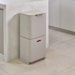JOSEPH JOSEPH Smart Waste Totem Compact šedý 40 l (30064) nerezový koš na třídění odpadu – Hledejceny.cz