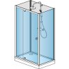 Sprchové kouty Ronal Bathrooms SanSwiss MODUL D20T131004007+D20F10804007 - var. 4 21084P324007