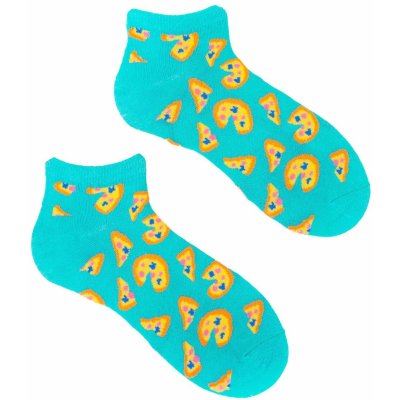 Yoclub Kotníkové ponožky Funny Cotton Patterns Colours SKS-0086U-B300 Tyrkysová – Zboží Mobilmania
