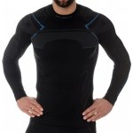 Brubeck Thermo s dlouhým rukávem Black/Blue – Zboží Dáma
