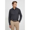 Pánská Košile Calvin Klein pánská košile slim s klasickým límcem K10K112312 černá