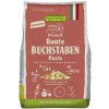 Těstovina Rapunzel Bio písmenka semolina barevná 0,5 kg