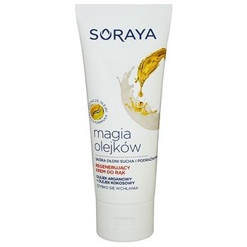 Soraya Magic Oils krém na ruce s regeneračním účinkem (Argan and Coconut Oils) 75 ml