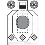 Terč papírový Helikon-Tex RXQT Paper Shield kvalifikační 100 kusů – Zboží Dáma