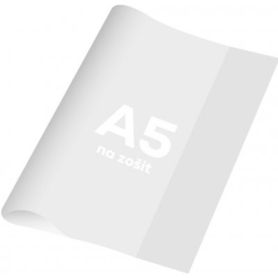 Průhledný obal na sešit A5 – Zboží Dáma