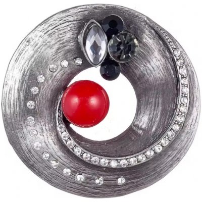 Amparo Miranda Brož Vintage Style MF60 červená – Hledejceny.cz