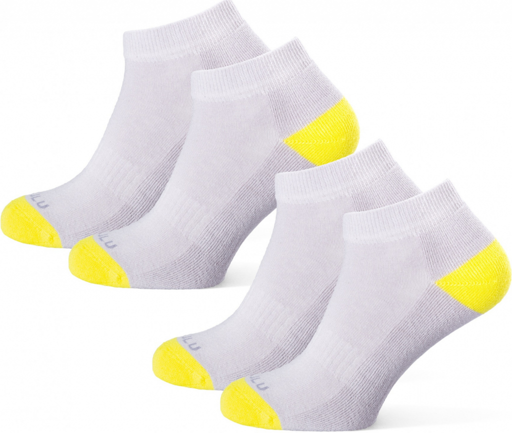 Zulu ponožky Everyday 100M 2-pack šedá/žlutá
