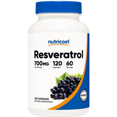 Nutricost Resveratrol 120 kapslí – Hledejceny.cz