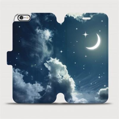 Pouzdro Mobiwear parádní flip Apple iPhone 6 / iPhone 6s - V145P Noční obloha s měsícem