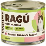 Yoggies RAGÚ pro kočky, krůta a losos 185 g – Hledejceny.cz