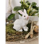 Harasim Velikonoční zajíc bílý 12,6 cm – Hledejceny.cz