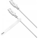Yenkee YCU C115 WH SILIC USB C-C, 1,5m – Sleviste.cz