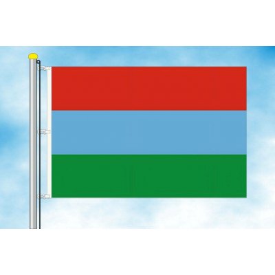 LIBEA, s.r.o. Karelská republika vlajka Rozměr: 30×45 cm, Uchycení: Karabiny na stožár – Hledejceny.cz