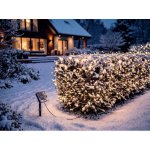 MagicHome Řetěz 200xLED, teplá bílá, 8 funkcí, solární napájení, 20 m, IP44 – Hledejceny.cz