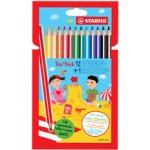 Stabilo 203/2-12 Trio silné s ořezávátkem 12 ks – Zboží Živě