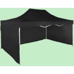 Expodum Nůžkový stan 3x4,5m hlinikovy Černá 3 boční plachty – Zboží Dáma