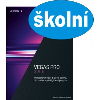 VEGAS Pro 15 Suite EDU GOV, ESD download (VP15Suite-EDU-ESD)