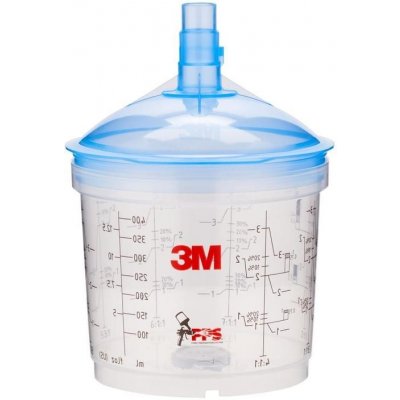 3M PPS typ V kelímek s víčkem 400ml / 125 mic MIDI 16352 – Hledejceny.cz