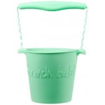 Scrunch Dětský silikonový kbelíček na písek Mint – Zboží Mobilmania