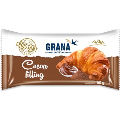Grana Natura Croissant s kakaovou náplní 60g