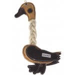 animALL Hračka Kachna kůže s provazy natural 31 cm – Sleviste.cz