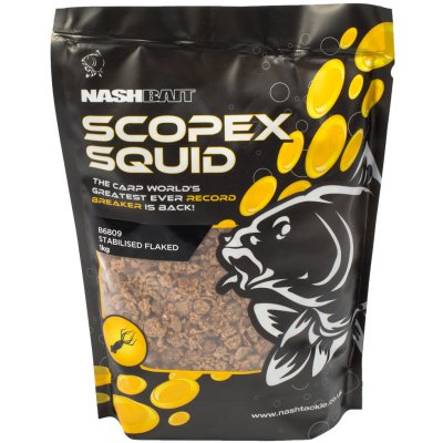 Kevin Nash Drcené Boilies Scopex Squid Stabilised Flake 1kg 1-2mm – Zbozi.Blesk.cz