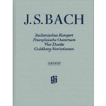J. S. Bach Italian Concerto, French Overture, Four Duets, Goldberg Variations noty na klavír – Hledejceny.cz
