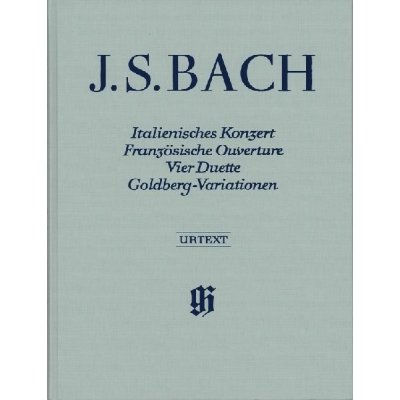 J. S. Bach Italian Concerto, French Overture, Four Duets, Goldberg Variations noty na klavír – Hledejceny.cz