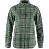 Dámská košile FJÄLLRÄVEN Övik Heavy Flannel Shirt W Patina Green-Deep Patina