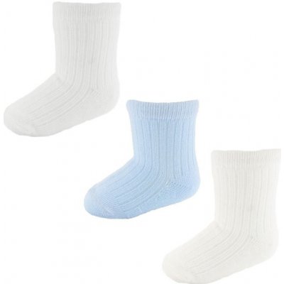 Kojenecké ponožky 3 páry modrá