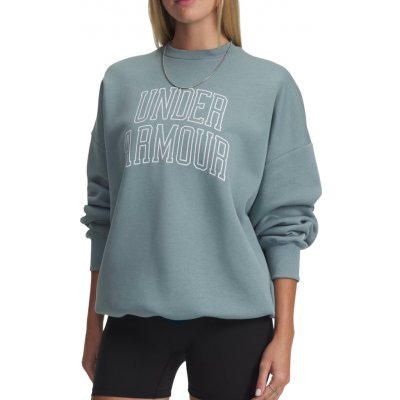 Under Armour RIVAL FLEECE OS VARSITY CREW W zelená 6007880-323 – Sleviste.cz