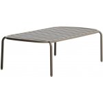 Kave Home zahradní stolek Joncols 113 x 62 cm Béžový kovový – Hledejceny.cz