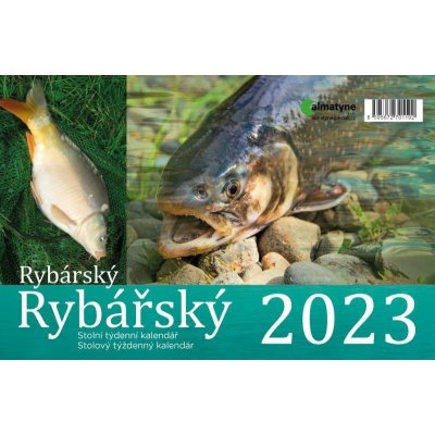 Rybářský stolní týdenní 214 x 140 mm 2023 – Zbozi.Blesk.cz