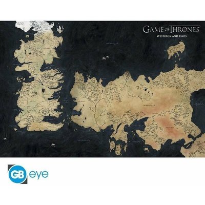 Game of Thrones Plakát Maxi - Západozemí 91,5 x 61 cm – Zboží Dáma