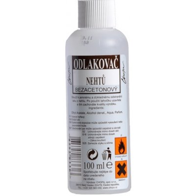 CHOPA ODLAKOVAČ bezacetonu 100 ML – Zboží Dáma