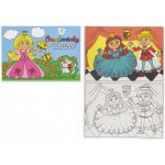 Teddies Omalovánky Princezny 21x15cm 8 listů A5 – Zboží Dáma