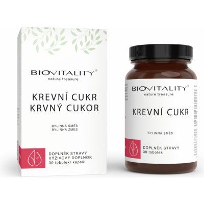 Biovitality Krevní cukr 30 tobolek – Hledejceny.cz
