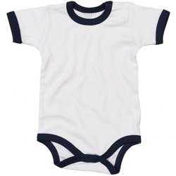 Babybugz Kojenecké body s krátkým rukávem BZ White