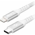 AlzaPower APW-CBMFI94005S AluCore USB-C to Lightning MFi, 0,5m, stříbrný – Zboží Mobilmania