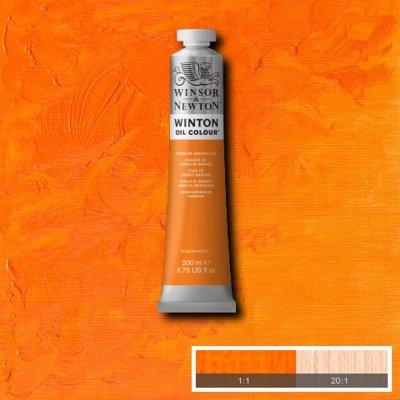 Olejová barva Winsor & Newton Winton 200 ml Cad Orange Hue – Hledejceny.cz