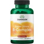 Swanson Super Stress B Complex s Vitaminem C 100 kapslí – Hledejceny.cz