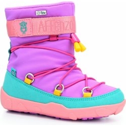 Affenzahn Snow Boot Vegan Owl zimní barefoot boty Purple