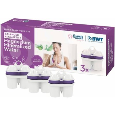 BWT alkalická voda a hořčík 3 ks – Zboží Mobilmania