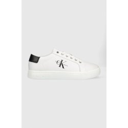 Calvin Klein Jeans Classic Cupsole Laceup Low bílé